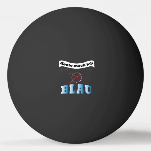 Pro AFD Deutschland | Spruch Alternative T - Shirt Tischtennisball (Vorderseite)