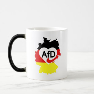 Pro AFD Deutschland   Spruch Alternative T - Shirt Verwandlungstasse