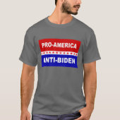 Pro America Anti Biden T-Shirt (Vorderseite)