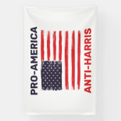 Pro America Anti Harris kundenspezifisch Banner (Vertikal)