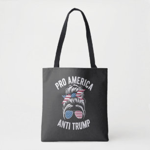 Pro-America Anti-Trump American USA Flag Resist Tasche