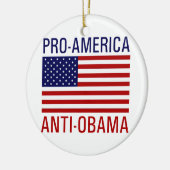 PRO-AMERICAN ANTI-OBAMA KERAMIK ORNAMENT (Links)