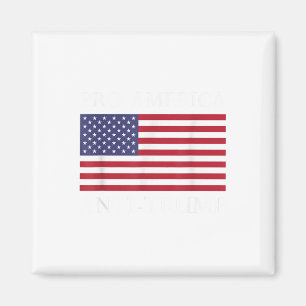 Pro-Amerika Anti-Trump - American Flag Resist Magnet