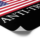 Pro-Amerika Anti-Trump - American Flag Resist Poster (Ecke)