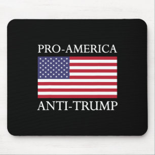 Pro-Amerika Anti-Trump - Amerikanische USA-Flagge  Mousepad