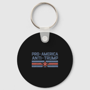 Pro-Amerika Anti-Trump Lustig Patriotisch Retro Po Schlüsselanhänger