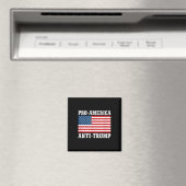 Pro-Amerika Anti-Trump Magnet (In Situ (Geschirrspüler))