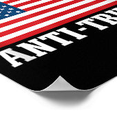 Pro-Amerika Anti-Trump Poster (Ecke)
