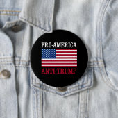 Pro-Amerika Anti-Trumpf - Anti-Trumpf - - Button (Beispiel)