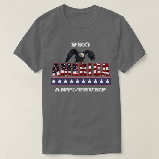 PRO-AMERIKA-ANTITRUMP T-Shirt (Design vorne)