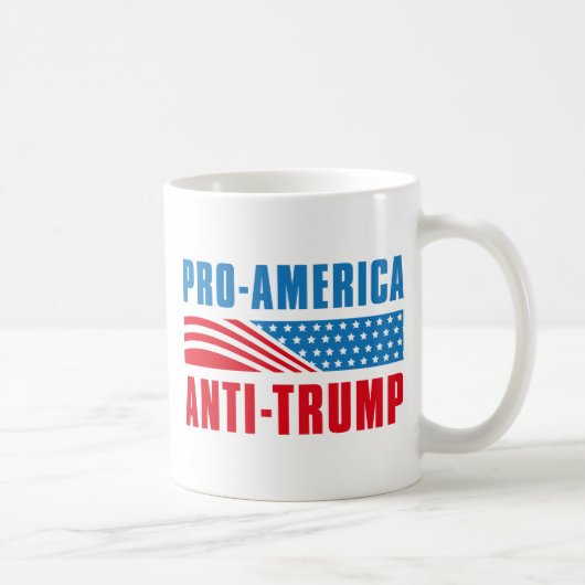 Pro-Amerika gegen Trump Kaffeetasse (Rechts)