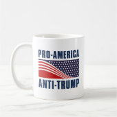 Pro-Amerika gegen Trump Kaffeetasse (Links)
