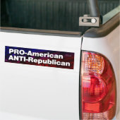 Pro-Amerikanisch, Anti-Republikanisch Autoaufkleber (Auf Lkw)