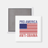 PRO-AMERIKANISCHE ANTIOBAMA MAGNET (Vorderseite/Rückseite)