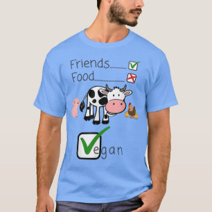 Pro Animal Rights Animal Friends Vegan 4629 T-Shirt