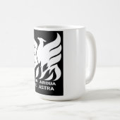 PRO ARDUA ALS ASTRA KAFFEETASSE (VorderseiteRechts)