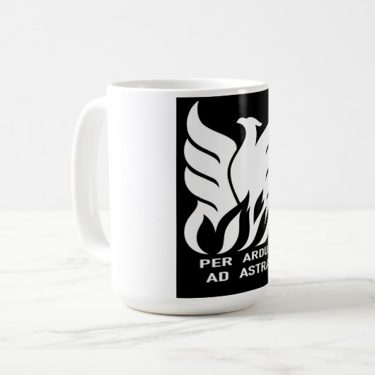 PRO ARDUA ALS ASTRA KAFFEETASSE (Vorderseite Links)