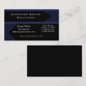 Pro Arrows Business Card, Royal Blue Visitenkarte (Vorne/Hinten)