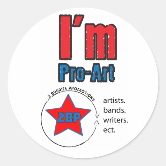 Pro Art Sticker (Vorderseite)