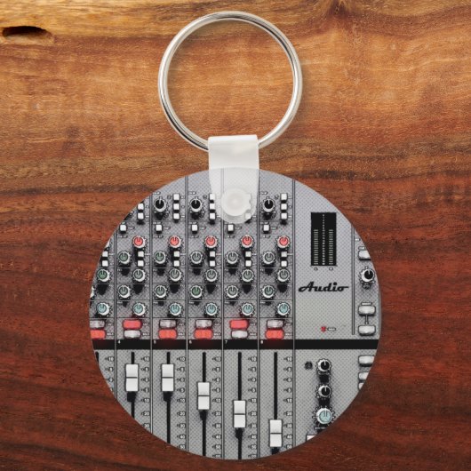 Pro Audio Mixer Schlüsselanhänger (Vorderseite)