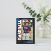 PRO Baseball-Karte mit der Trading Card des Stats  Telefonnummerkarte (Stehend Vorderseite)
