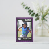 PRO Baseball-Karte mit der Trading Card des Stats  Telefonnummerkarte (Stehend Vorderseite)