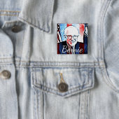 Pro Bernie Sanders Support Digital Art Button (Beispiel)