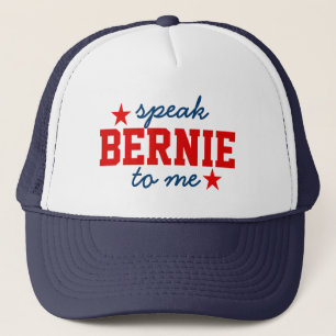 Pro Bernie Text Design spricht Bernie zu mir Truckerkappe