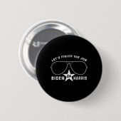 Pro Biden Harris Präsidentschaftswahlkampagne Vint Button (Vorne & Hinten)