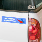 Pro-Bildung Anti-Republikanisch Autoaufkleber (Auf Lkw)
