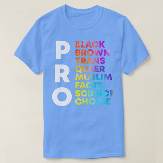 Pro Black Brown Trans Queer Science Gay Eq T-Shirt (Design vorne)