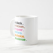 Pro Black Pro Brown Pro Que Kaffeetasse (Vorderseite Links)