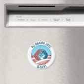 Pro-Bo Obama Dog 2012 Magnet (In Situ (Geschirrspüler))