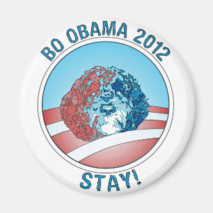 Pro-BO Obama Hund 2012 Magnet