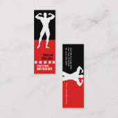 Pro Bodybuilder Business Card Mini Visitenkarte (Vorne/Hinten)