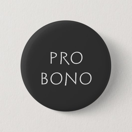Pro bono button (Vorderseite)