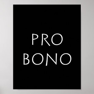Pro bono poster