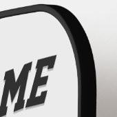 Pro Boxer ADD NAME Red Gloves Boxring Training Pickleball Schläger (Linke Seite)