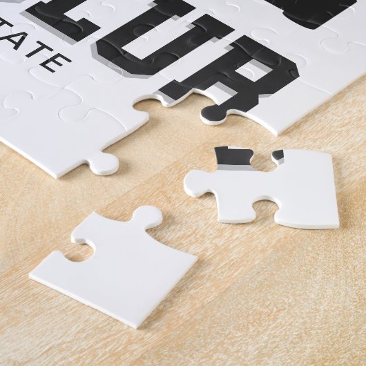 Pro Boxer ADD NAME Red Gloves Boxring Training Puzzle (Seite)