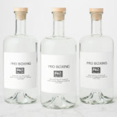 PRO BOXING ALKOHOLFLASCHENETIKETT (Flaschen)