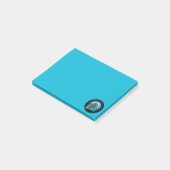 Pro by Day, Myth by Night Surfen Bigfoot Post-it Klebezettel (angewinkelt)