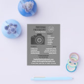 Pro Camera Icon, Fotograf, Fotograf, Miete Flyer (Einzeln)
