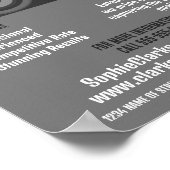 Pro Camera Icon, Fotograf, Fotograf, Miete Poster (Ecke)