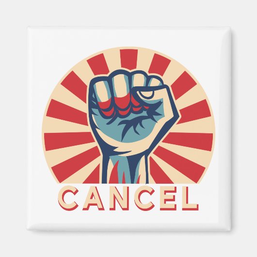 Pro Cancel Culture Revolution Internet-Meme Magnet (Vorne)