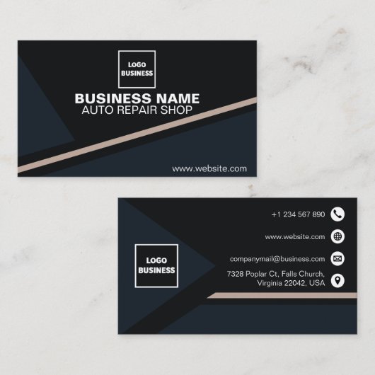 Pro Care Auto Reparatur Shop BS Karte (Vorne/Hinten)