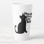 pro-cats pro-choice pro-feminism milchtasse (Vorderseite)