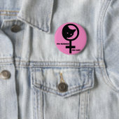 Pro Cats Pro Feminismus Button (Beispiel)