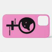 Pro Cats Pro Feminismus Case-Mate iPhone Hülle (Rückseite (Horizontal))