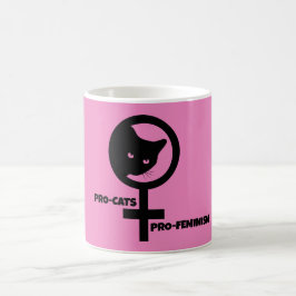 Pro Cats Pro Feminismus Kaffeetasse