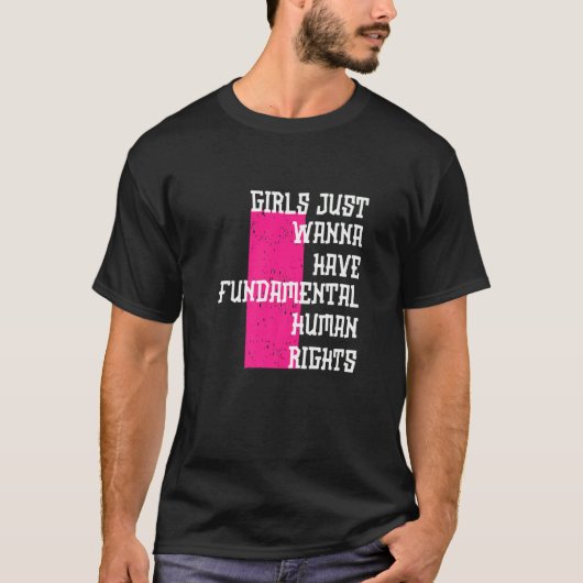 Pro Choice Basis Menschenrechte Frauenrechte T-Shirt (Vorderseite)